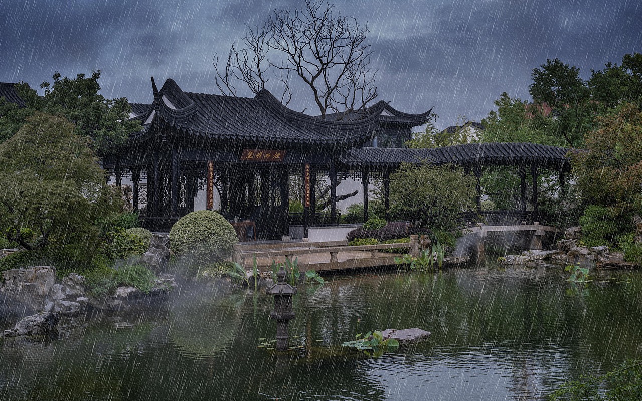 融创桃花源·春雨（图ZMjg2NTczMDcy） - 环境/建筑摄影 - 站酷设计师熊欢建筑摄影原创素材 - 站酷ZCOOL