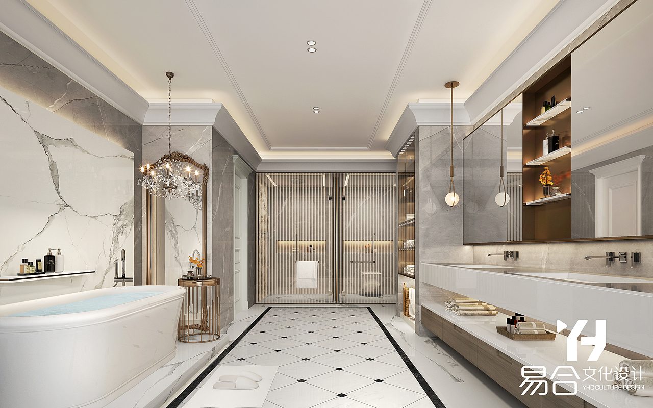 空中别墅(四)| 唯美现代法式 / 易合设计YHC