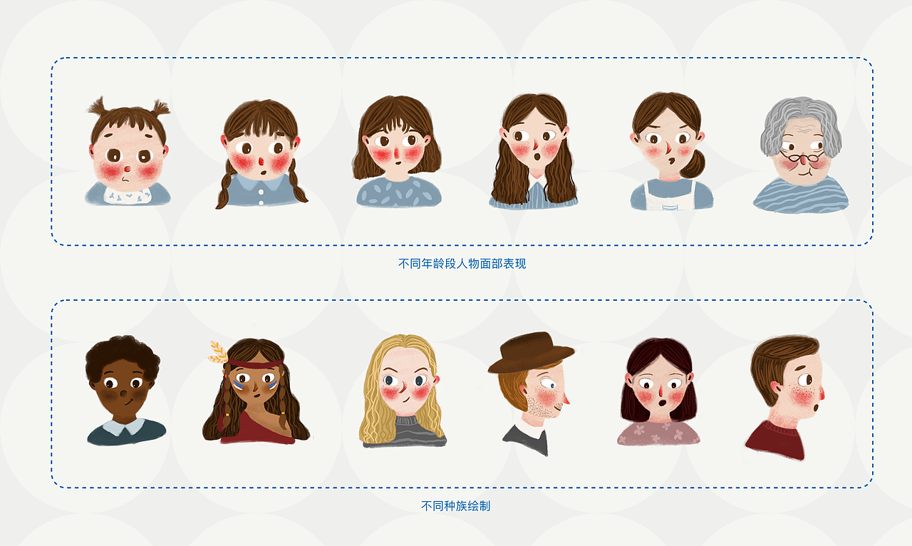 人物插畫(huà)繪制及繪本裝幀（圖ZMjM4NzU5MTcy） - 繪本 - 站酷設(shè)計(jì)師咕嚕咕嚕_jessi原創(chuàng)素材 - 站酷ZCOOL