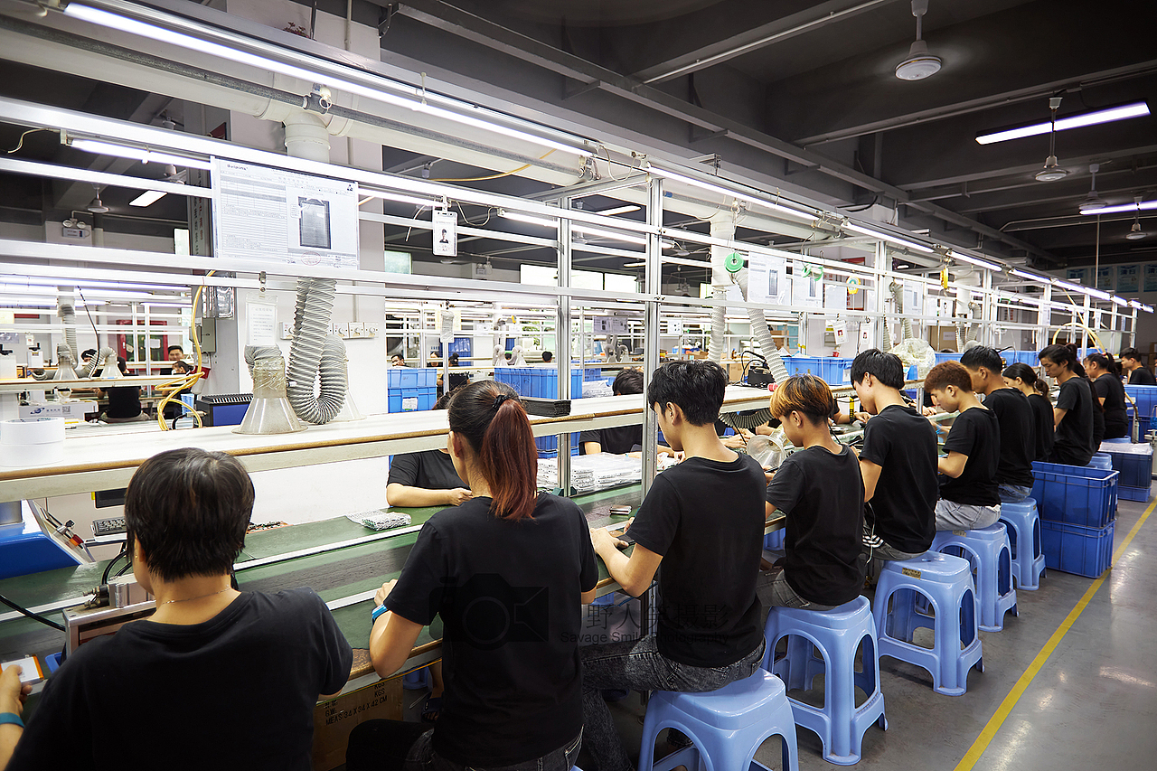 充电宝工厂车间摄影深圳宝安企业环境宣传拍摄