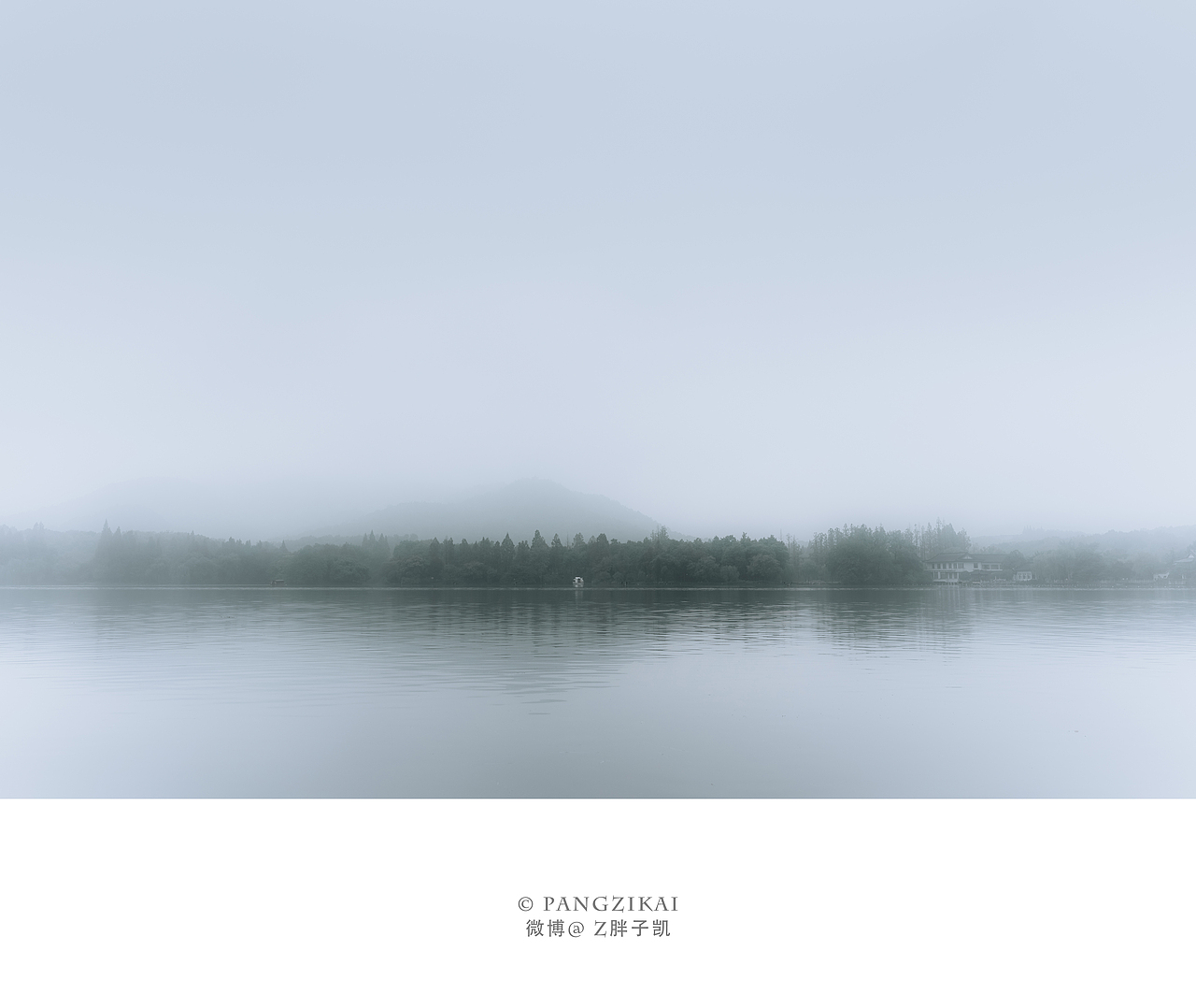 天青色烟雨西湖