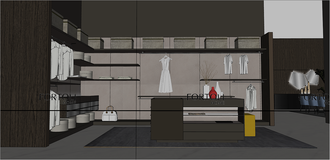 定制柜体展厅空间规划设计