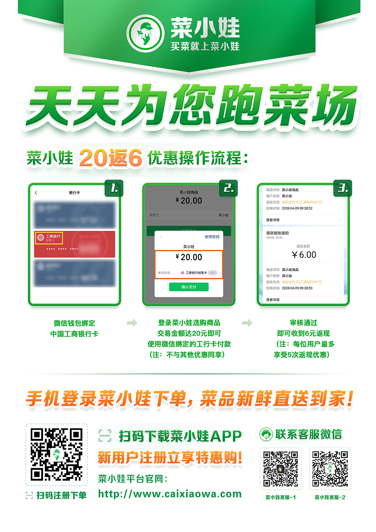 菜小娃推广宣传海报