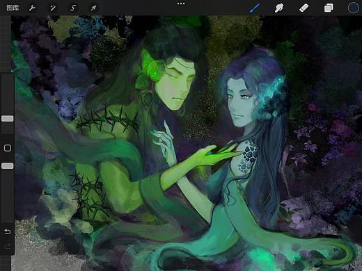 沼泽，人鱼（个人主页-ZNjY2MTAzODQ=） - 艺术插画 - 站酷设计师粉药水原创素材 - 站酷ZCOOL