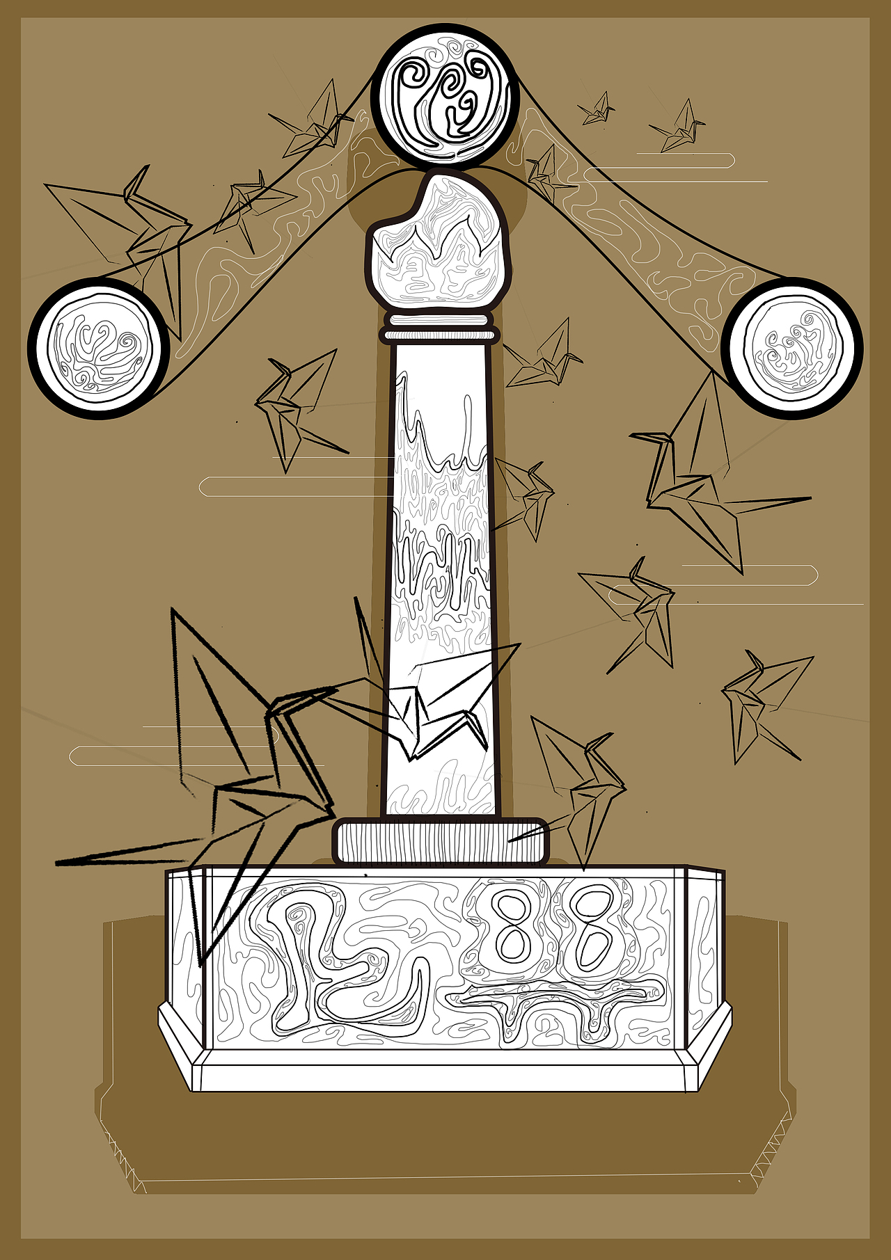 国立西南联大图案设计