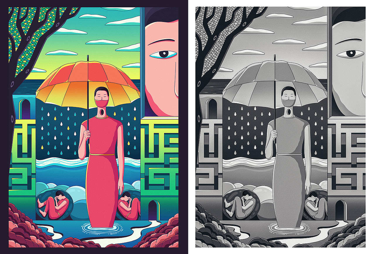 2019年度不完全整理（图ZMTkxMzM5MTg0） - 创作习作 - 站酷设计师插画师卷耳原创素材 - 站酷ZCOOL