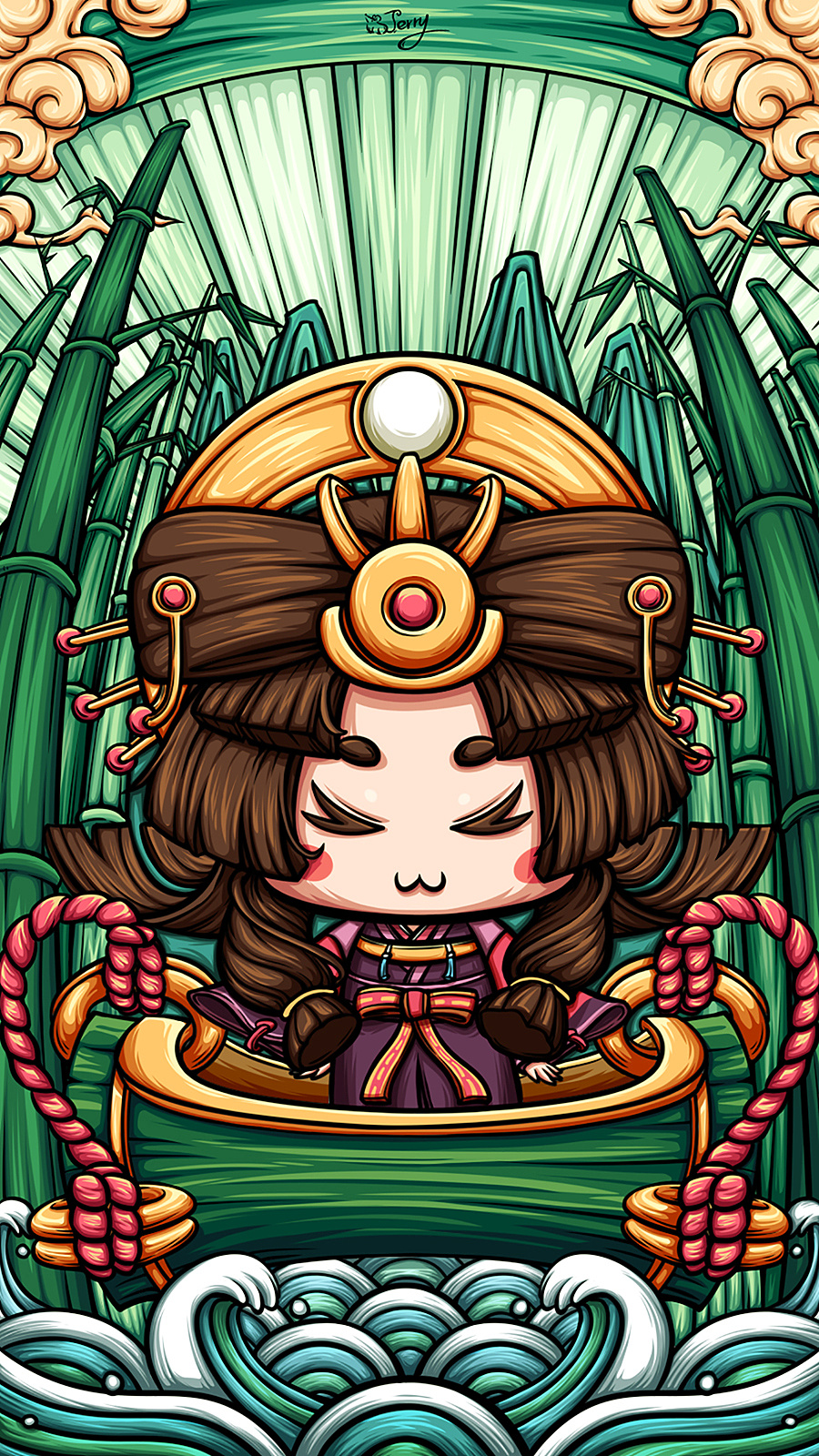 【阴阳师同人国潮系列】辉夜姬
