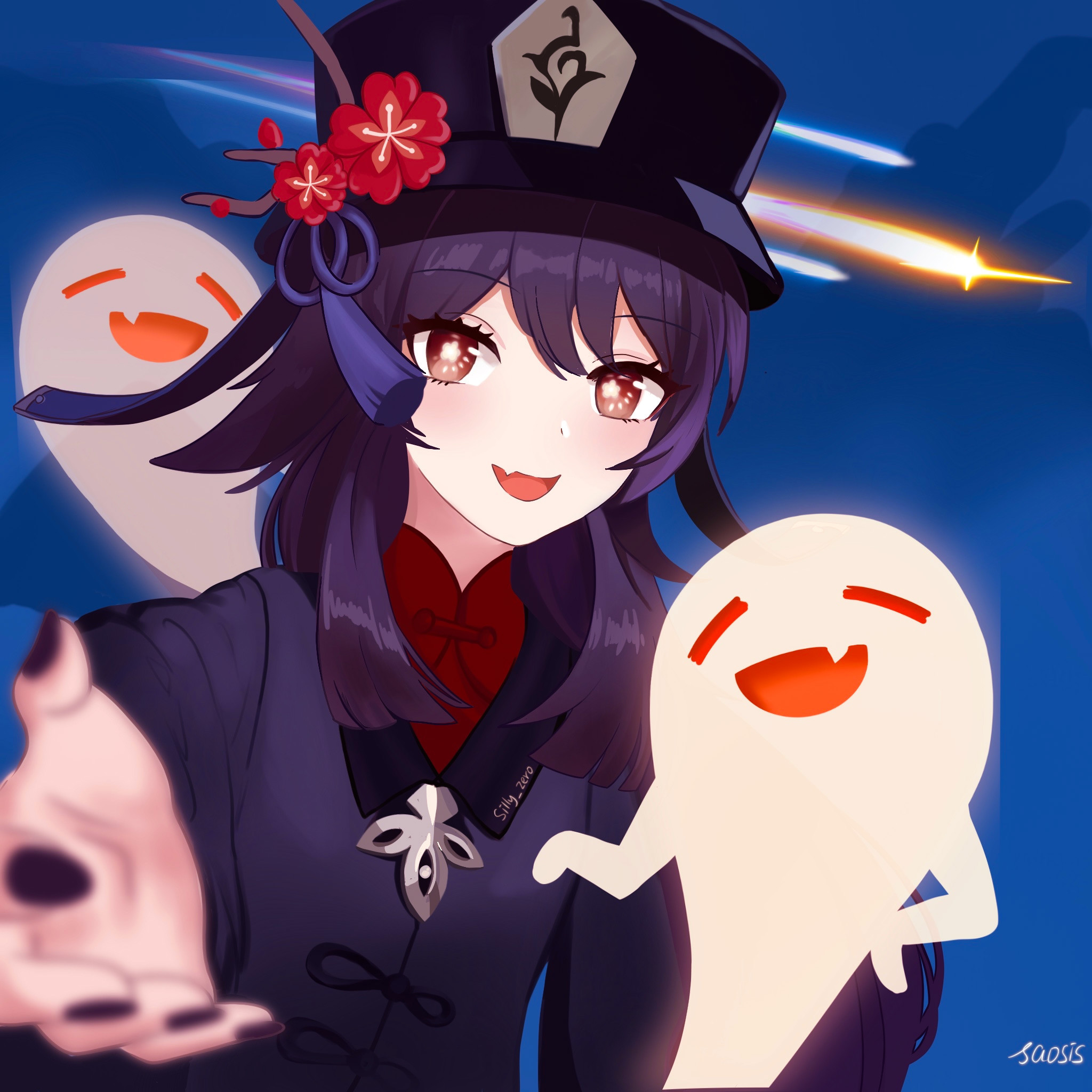 胡桃-最近开始练习二次元画风