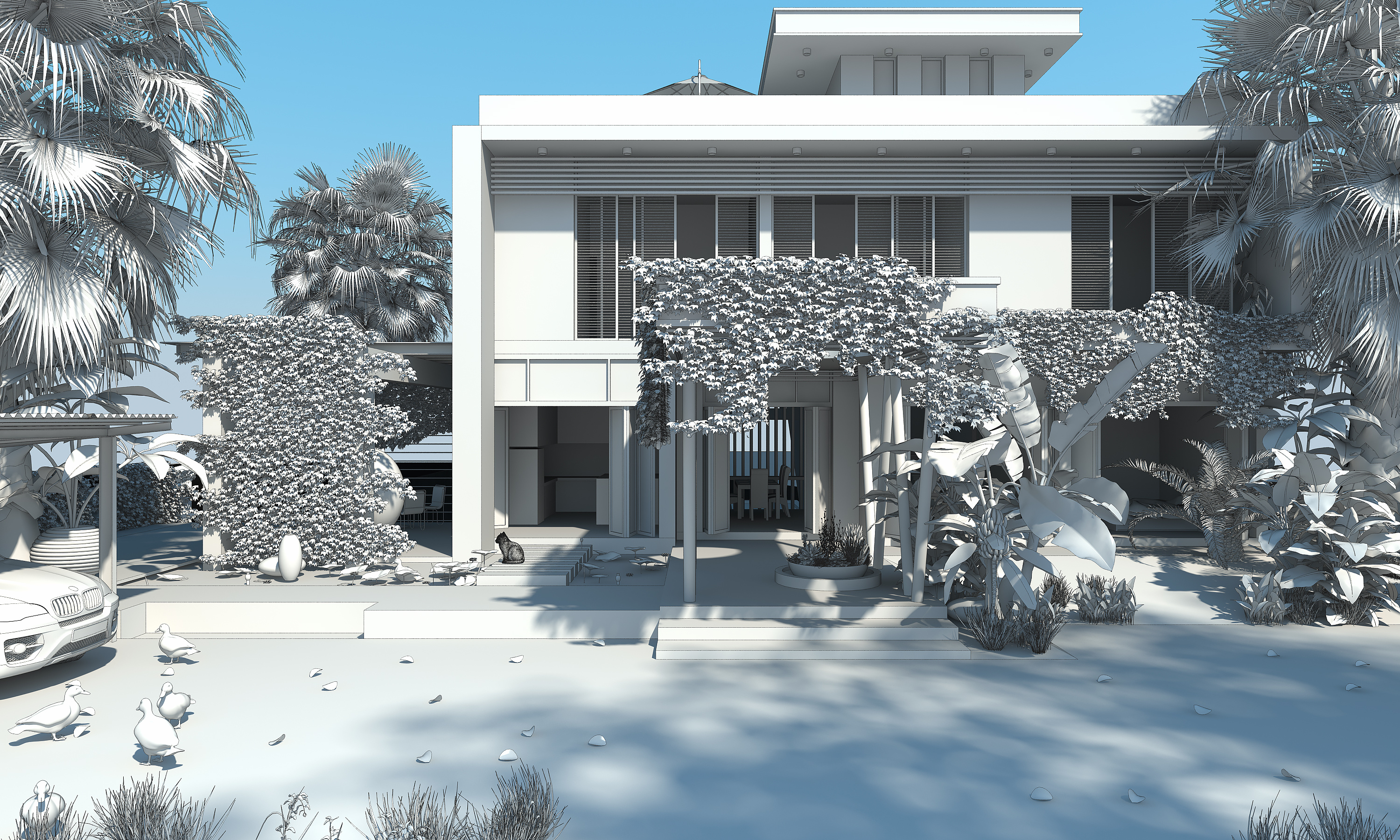 万叶秋声里,千家落照时—室外效果图之——秋|三维|场景|yu星星