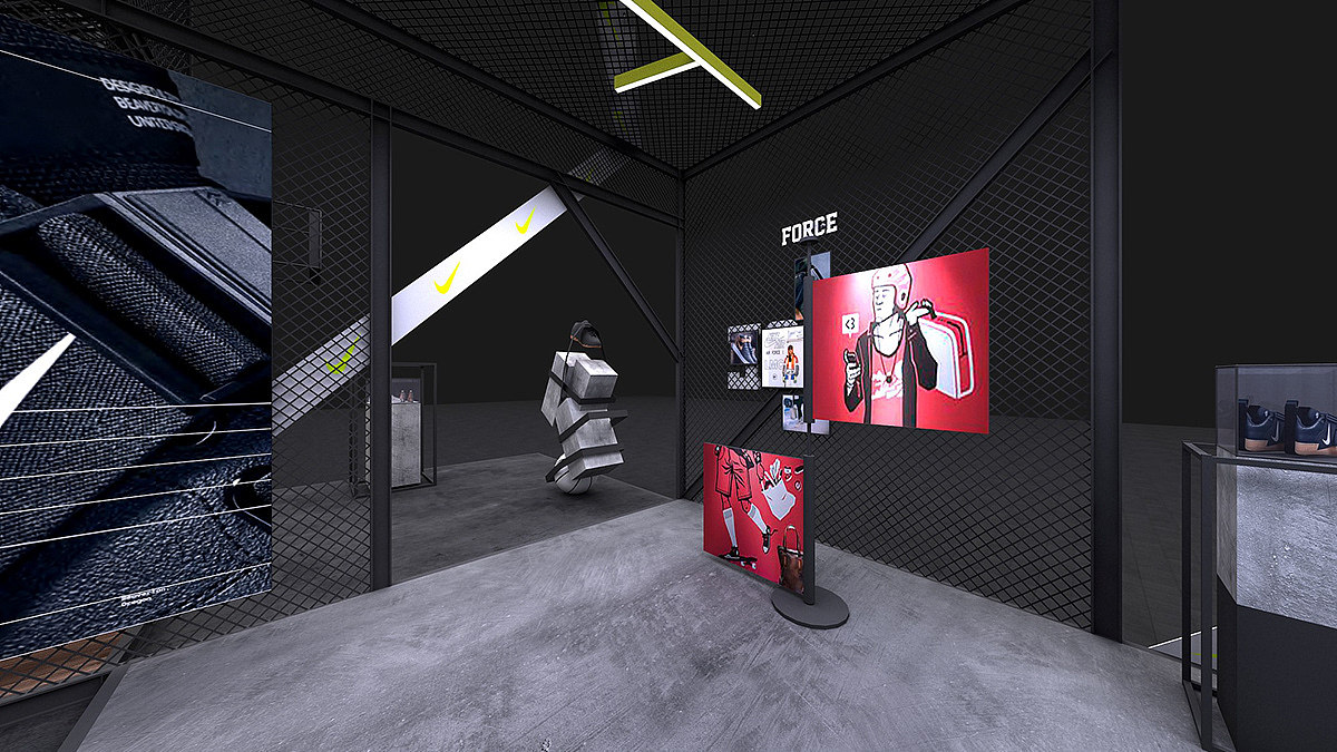 NIKE耐克路演效果图（图ZMjQ2NDI0MjY0） - 场景 - 站酷设计师柠檬之恋原创素材 - 站酷ZCOOL