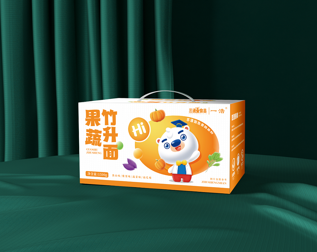 果蔬竹升面包装设计