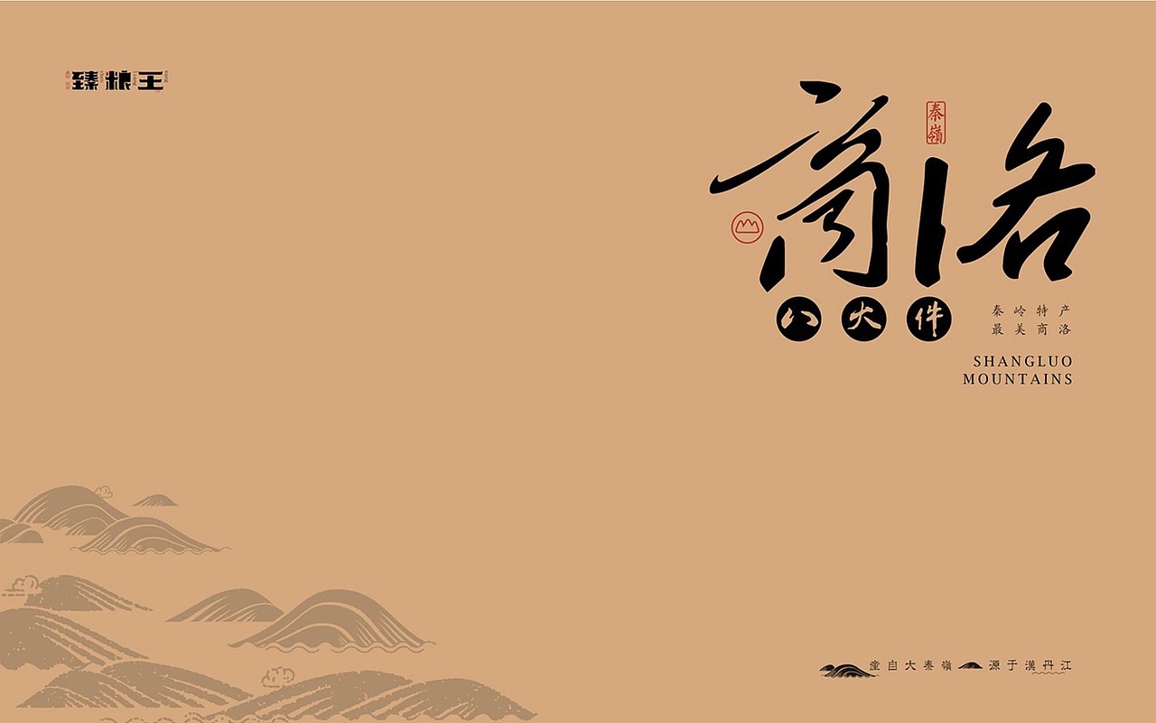 核桃产品系列包装 | 臻粮王.秦岭特产包装设计