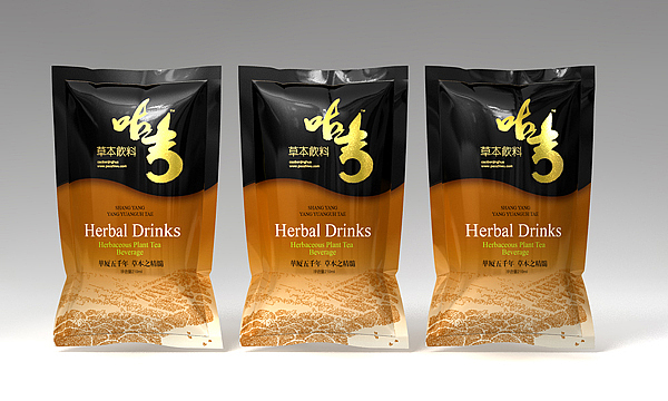 咕吉植物凉茶包装设+配套终端展台设计（图ZNTU0MjU5Ng==） - 包装 - 站酷设计师波氏设计原创素材 - 站酷ZCOOL