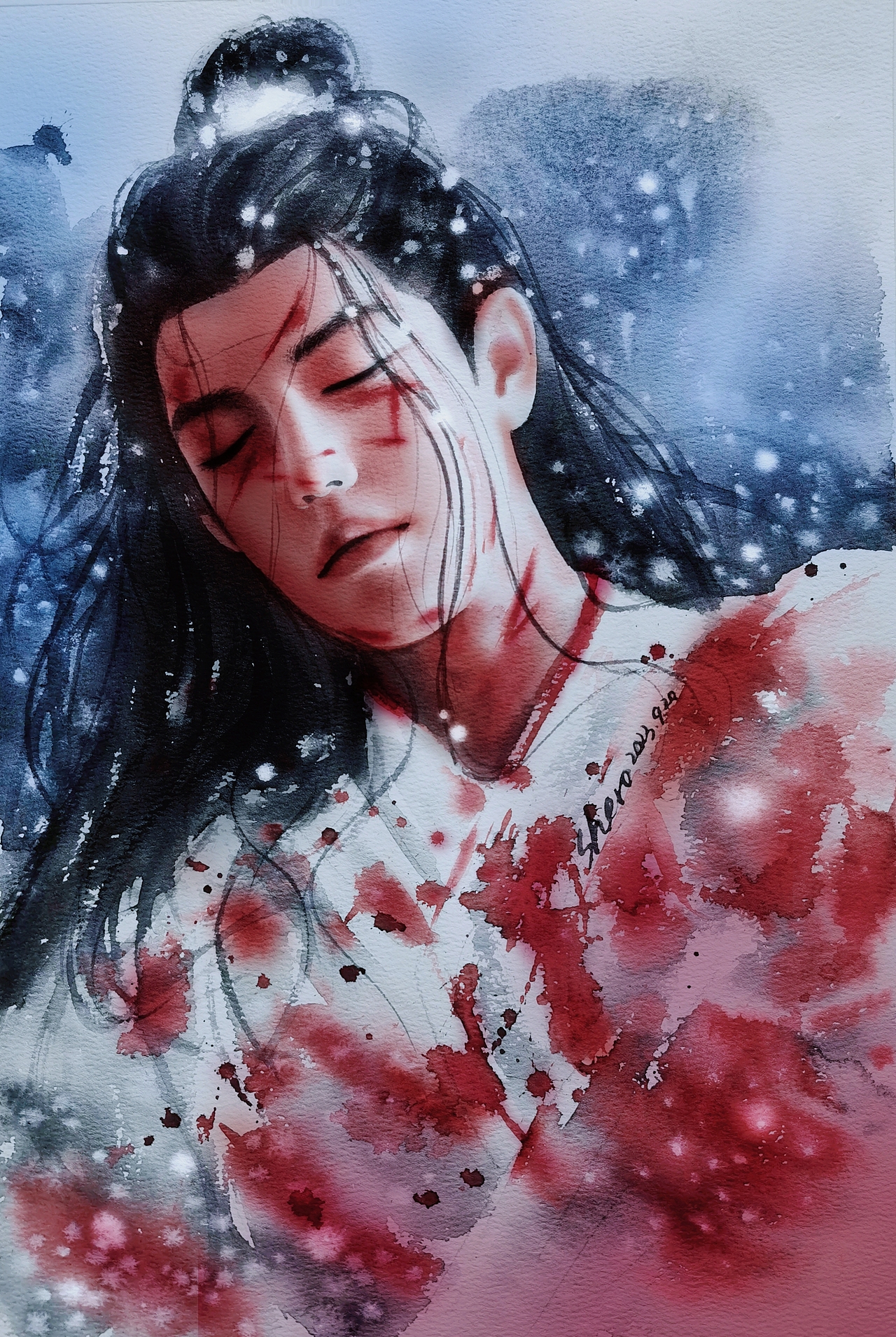 2024画画合集（肖战篇）（图ZMzgzNDU4OTgw） - 艺术插画 - 站酷设计师Shero刘原创素材 - 站酷ZCOOL