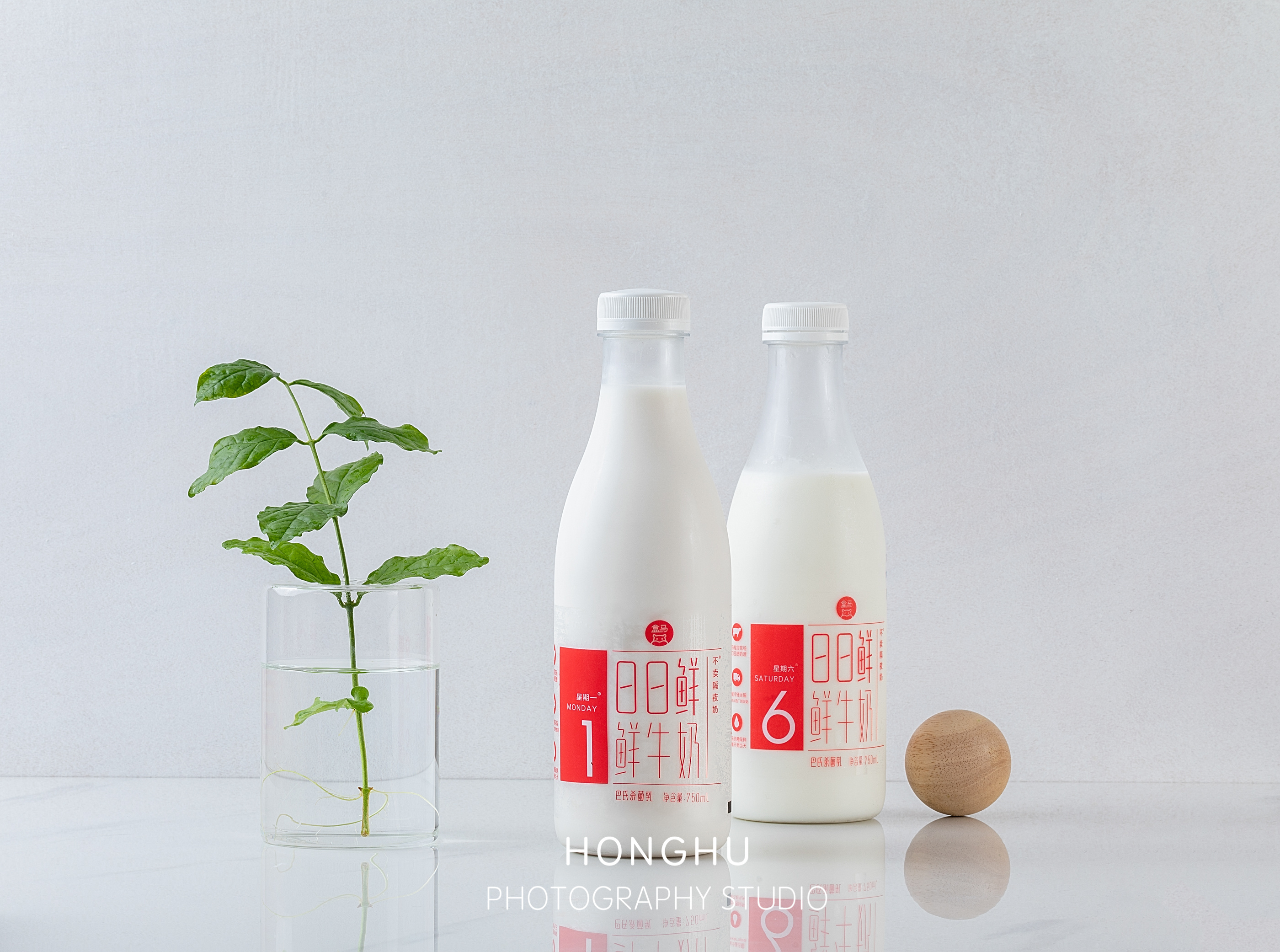 盒马鲜牛奶拍摄