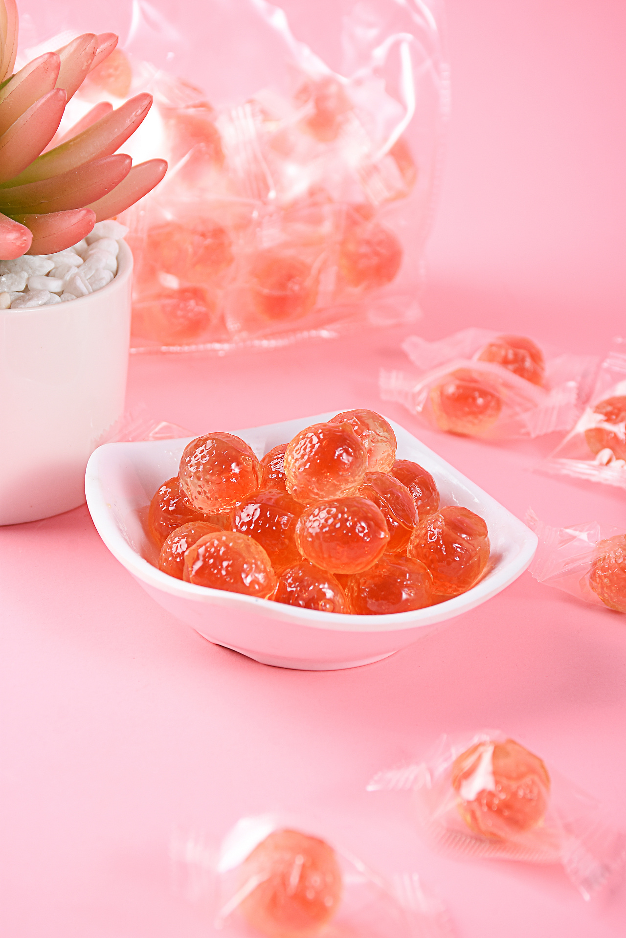 爆浆糖果零食糖果食品摄影拍摄