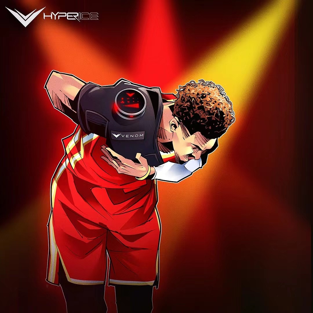 hperice运动康复篮球nba季后赛总决赛美漫插画 字母哥