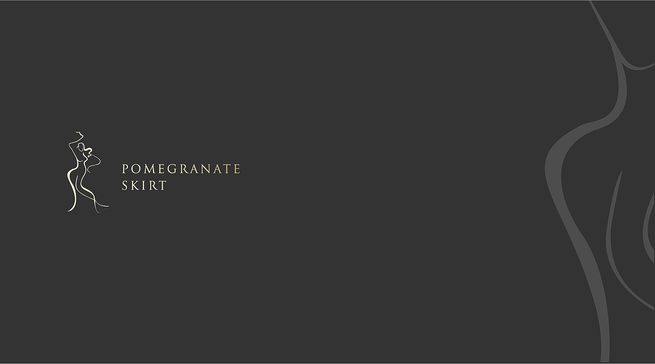 石榴裙服装品牌LOGO设计 POMEGRANATE SKIRT