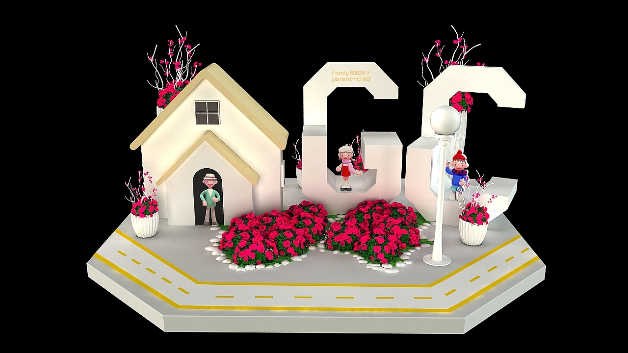 2017年广州亚运城购物中心开业美陈