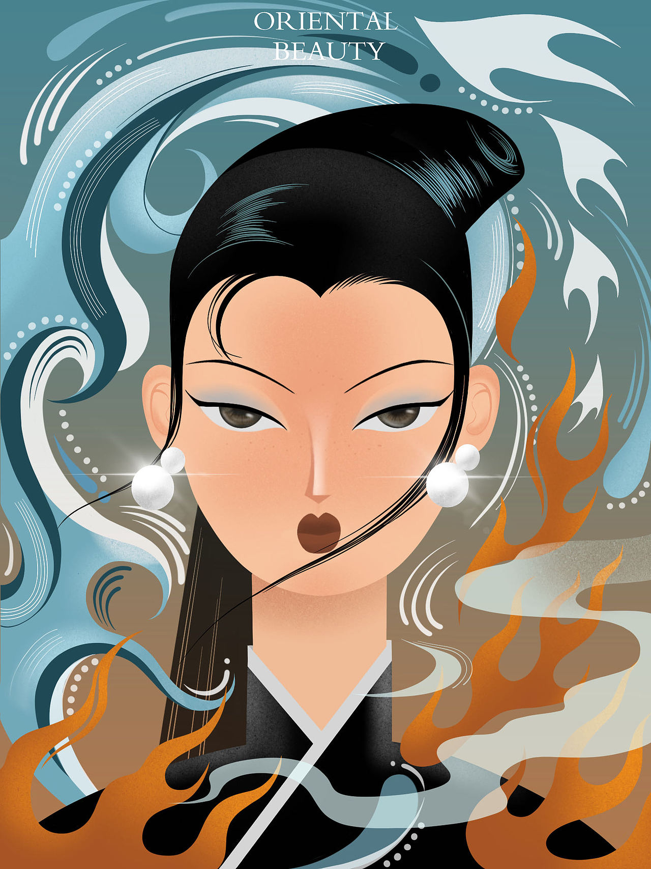 IN BEAUTY（图ZMzM3NTc2MjEy） - 新锐潮流插画 - 站酷设计师孙汀的Sting原创素材 - 站酷ZCOOL