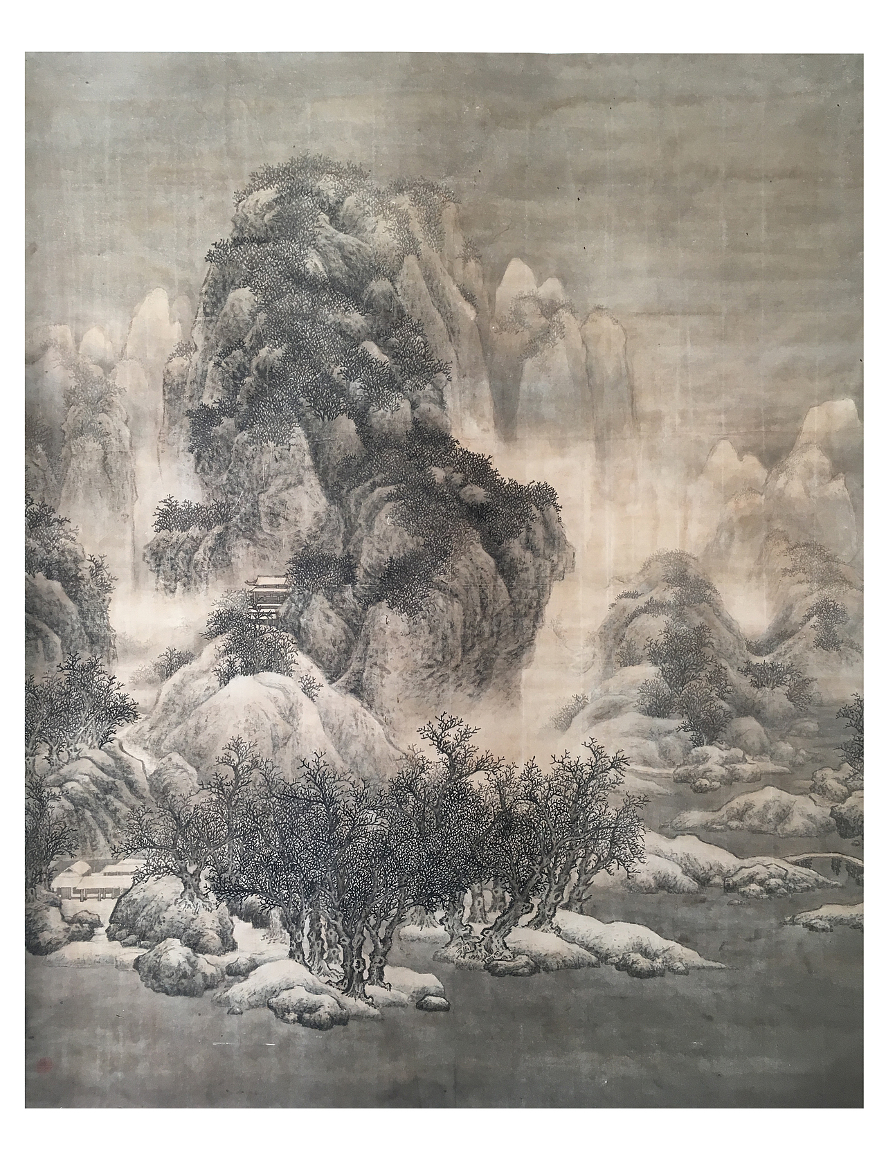 范宽《雪景寒林图》