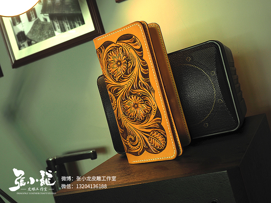 皮雕萌宠长夹（图ZMTMzMDExNjQw） - 工艺品设计 - 站酷设计师张小龙皮雕工作室原创素材 - 站酷ZCOOL