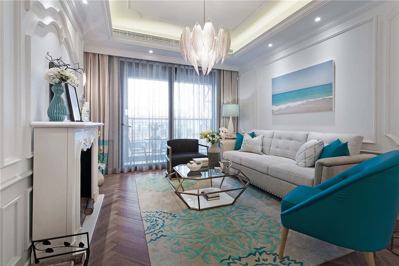 沈阳宜家装饰浦江御景湾130平北欧风格装修效果图（图ZMTY3ODQyMDY0） - 家装设计 - 站酷设计师方林装饰集团原创素材 - 站酷ZCOOL