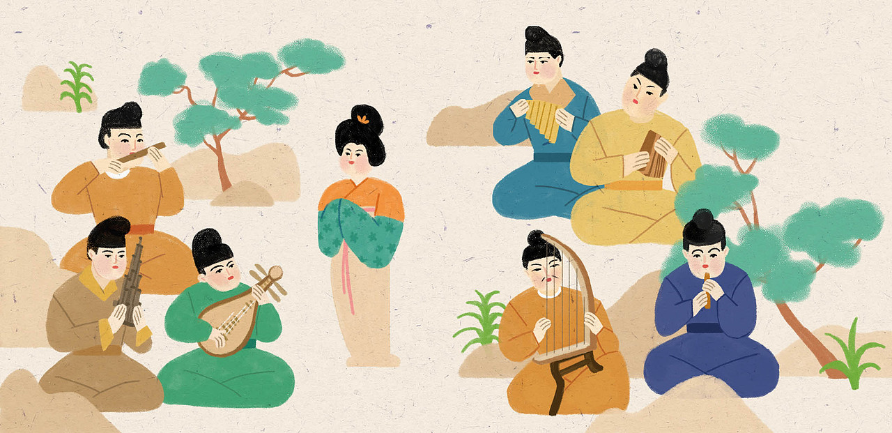 当文物遇见插画｜骆驼载乐俑（图ZMjc2NDg5ODI4） - 动画片 - 站酷设计师yueqing7原创素材 - 站酷ZCOOL