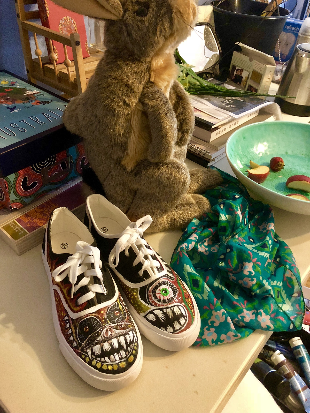 最近一个月画的手绘鞋