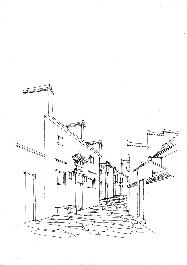 宏村写生|建筑设计手绘写生系列（图ZMTM2MDk1MDA4） - 绘画 - 站酷设计师村长123原创素材 - 站酷ZCOOL