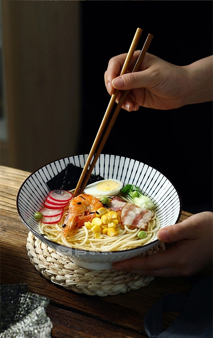日式拉面碗拍摄|焦糖猫