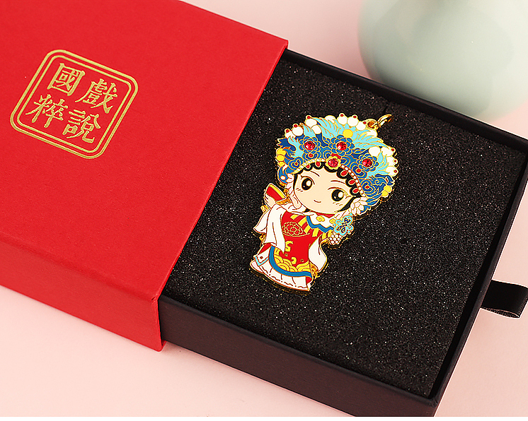 千寻有礼-戏说国粹京剧钥匙扣