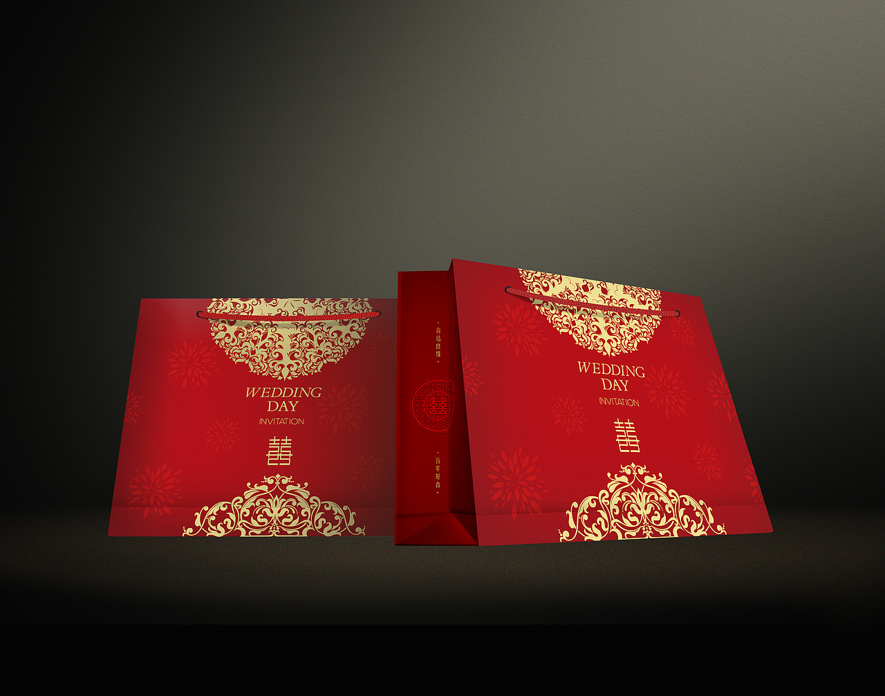 喜袋，结婚手提袋（图ZNzMwNzYyNTI=） - 包装 - 站酷设计师谷川设计原创素材 - 站酷ZCOOL
