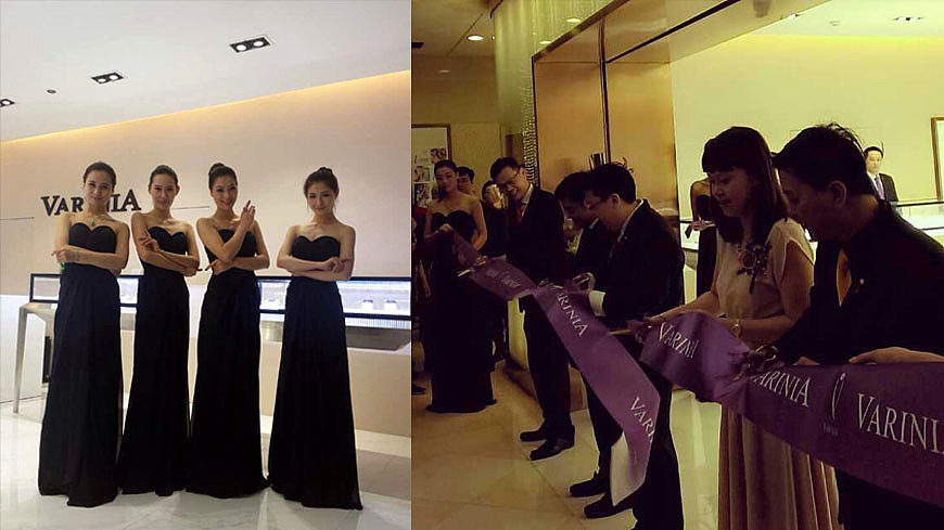 #黄远海符号创意#案例：VARINIA珠宝logo/vi设计（图ZMTk4OTI3ODg=） - 品牌 - 站酷设计师黄远海原创素材 - 站酷ZCOOL