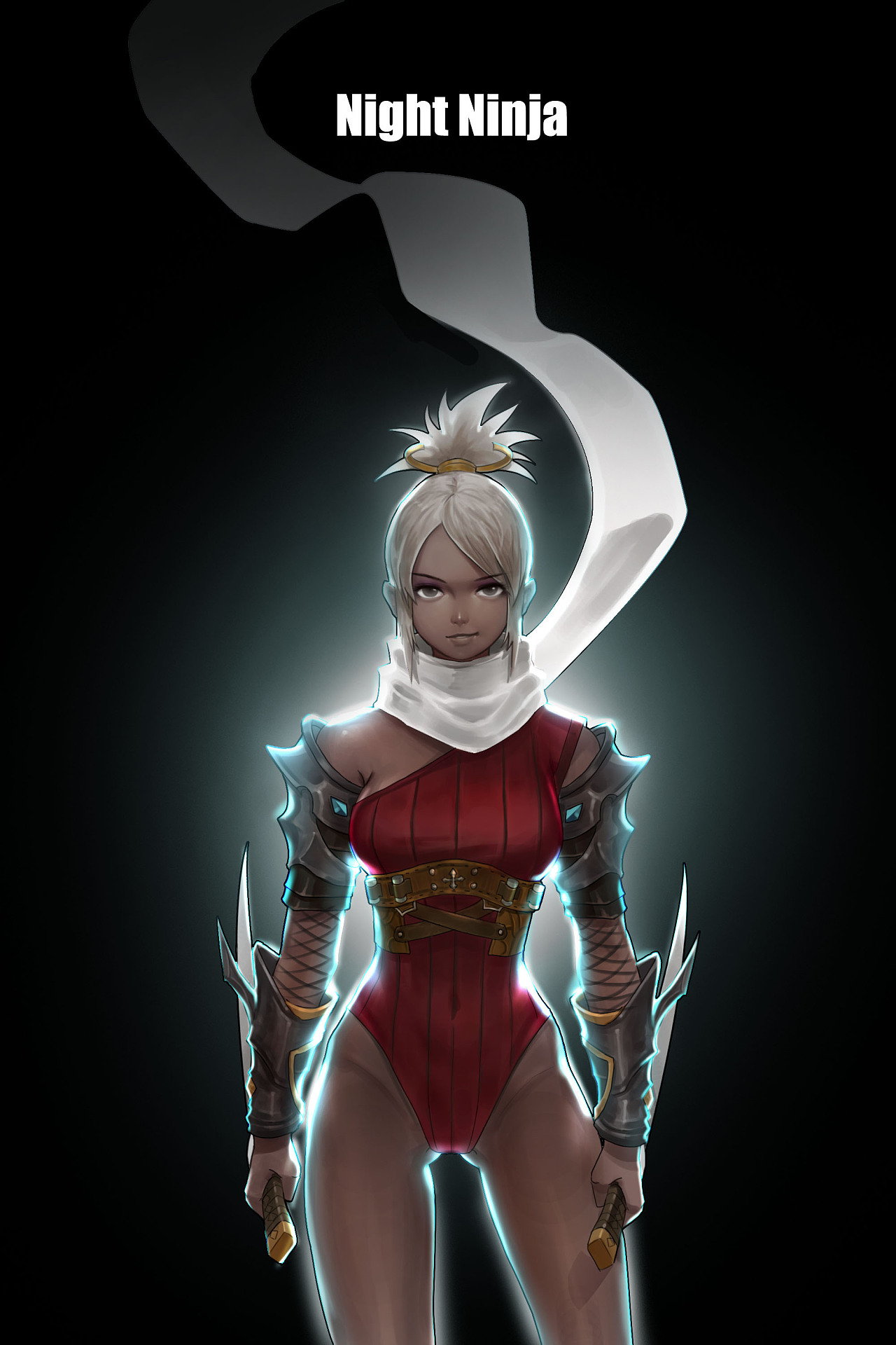 暗夜忍者|插画|游戏原画|菜熊 - 原创作品 - 站酷 (zcool)