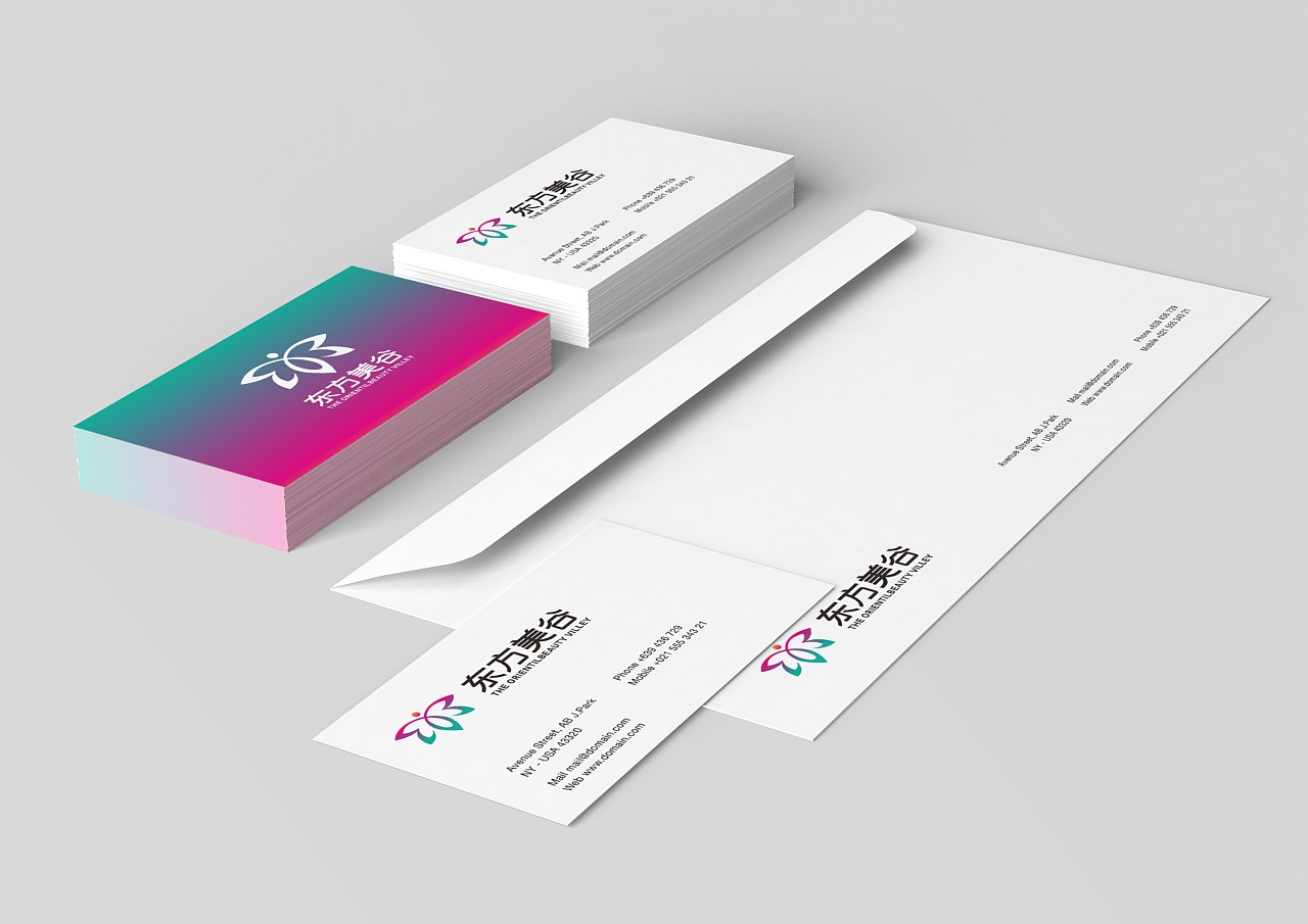 上海东方美谷logo设计