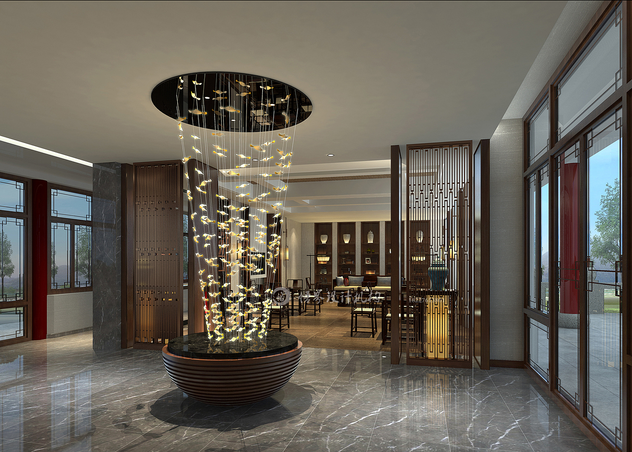 禅茶空间设计,禅意空间设计,茶楼设计,国学空间设计