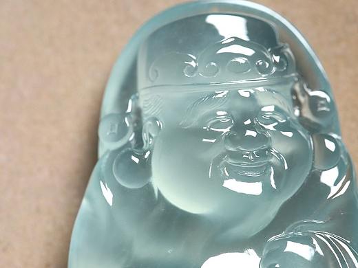 聚翠光廊——天空蓝  财神爷