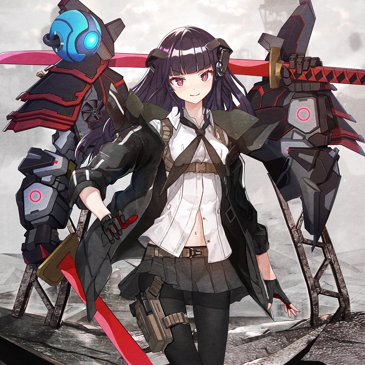 二次元机甲女孩