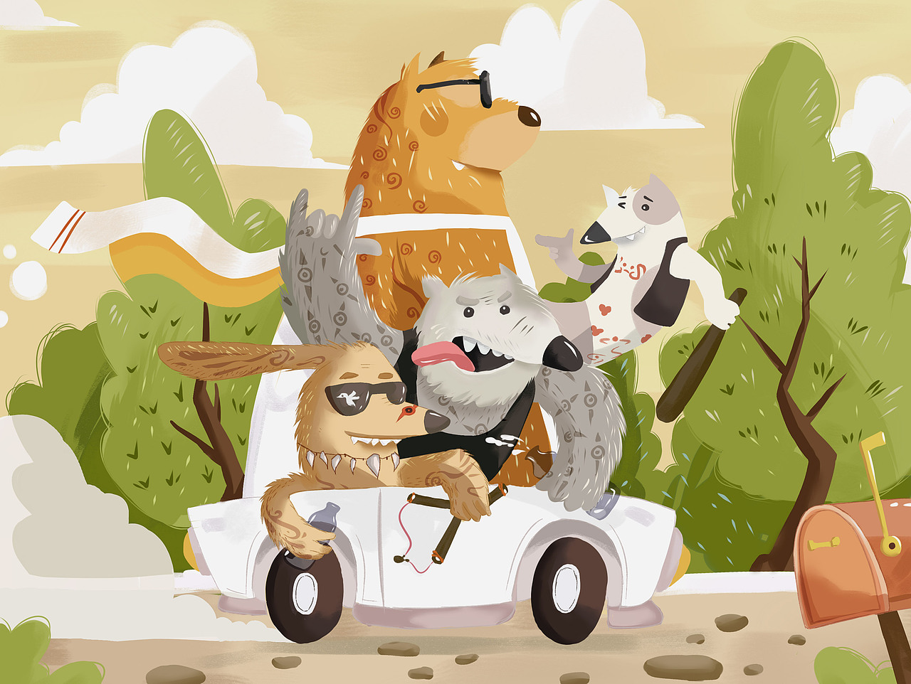 11月画了些小画赚些小钱