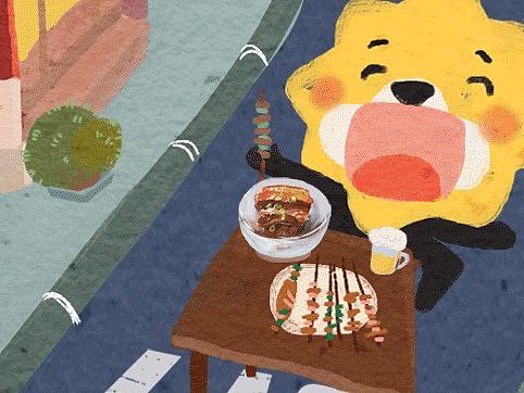 苏宁418长配图插画