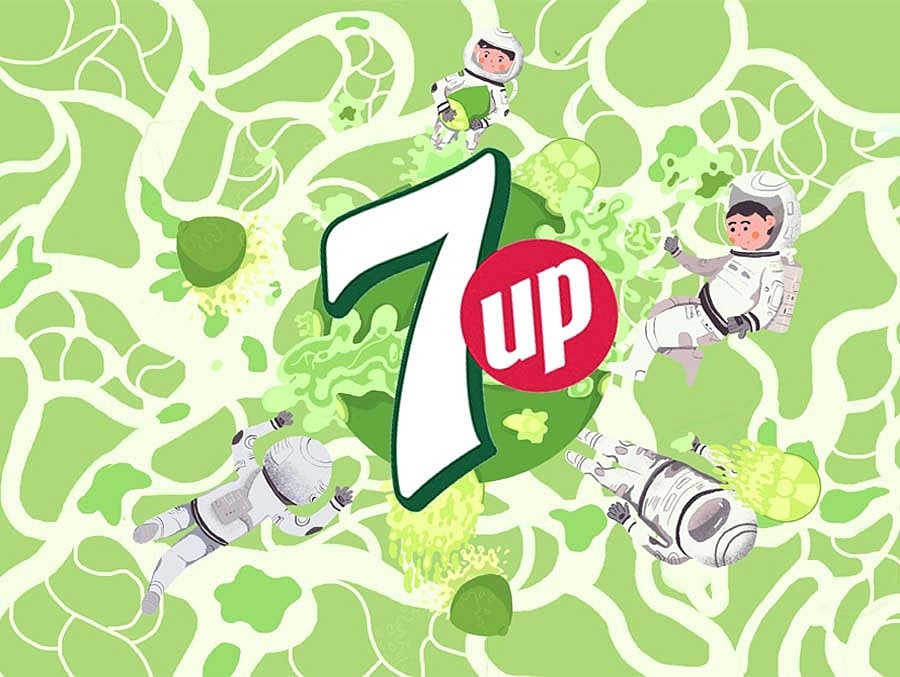 七喜宇宙星球罐