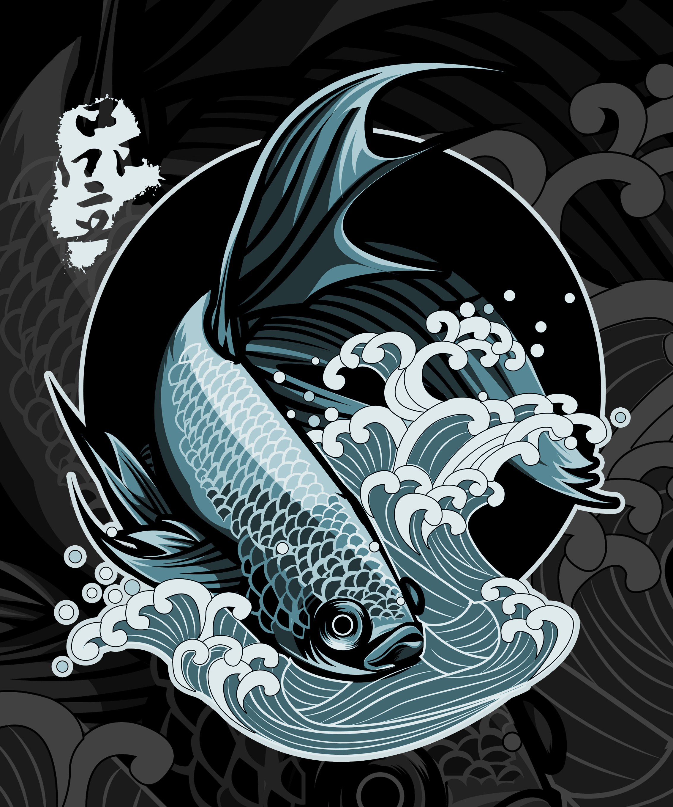 一条鱼|插画|商业插画|丨是阿瑾丨 - 原创作品 - 站酷 (ZCOOL)