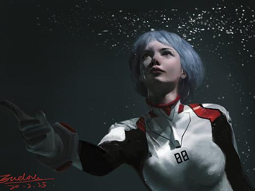 畫一個綾波麗（個人主頁-ZNDM0Njc2ODA=） - 創(chuàng)作習作 - 站酷設計師9Eudora原創(chuàng)素材 - 站酷ZCOOL