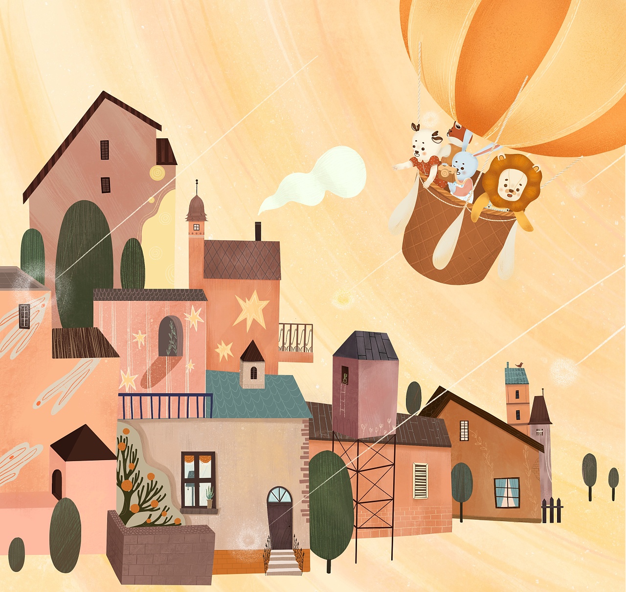 儿童拼图插图|插画|商业插画|富浆梅子 - 原创作品 - 站酷 (zcool)