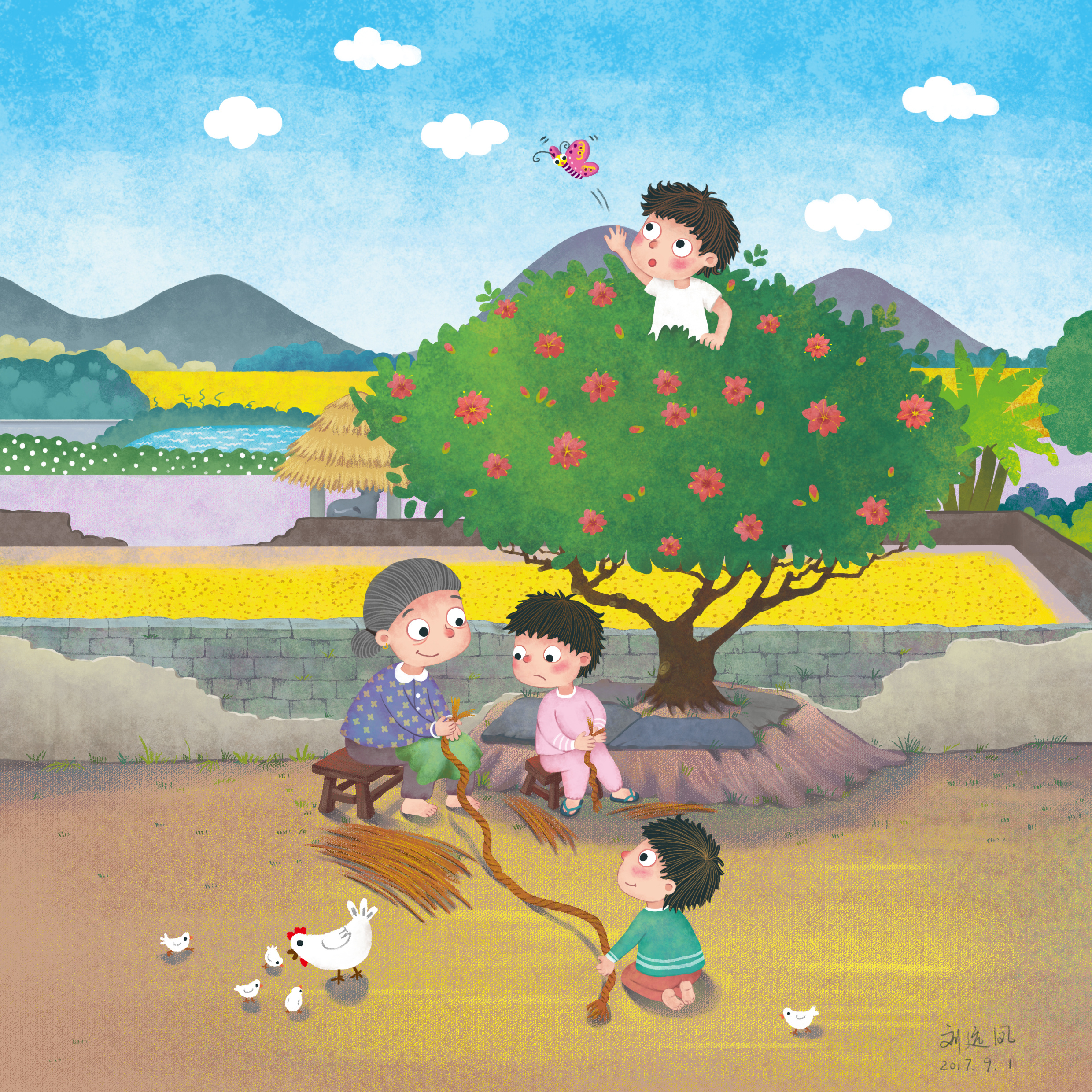 童年回忆|插画|儿童插画|针尖上的夜子 - 原创作品 - 站酷 (zcool)