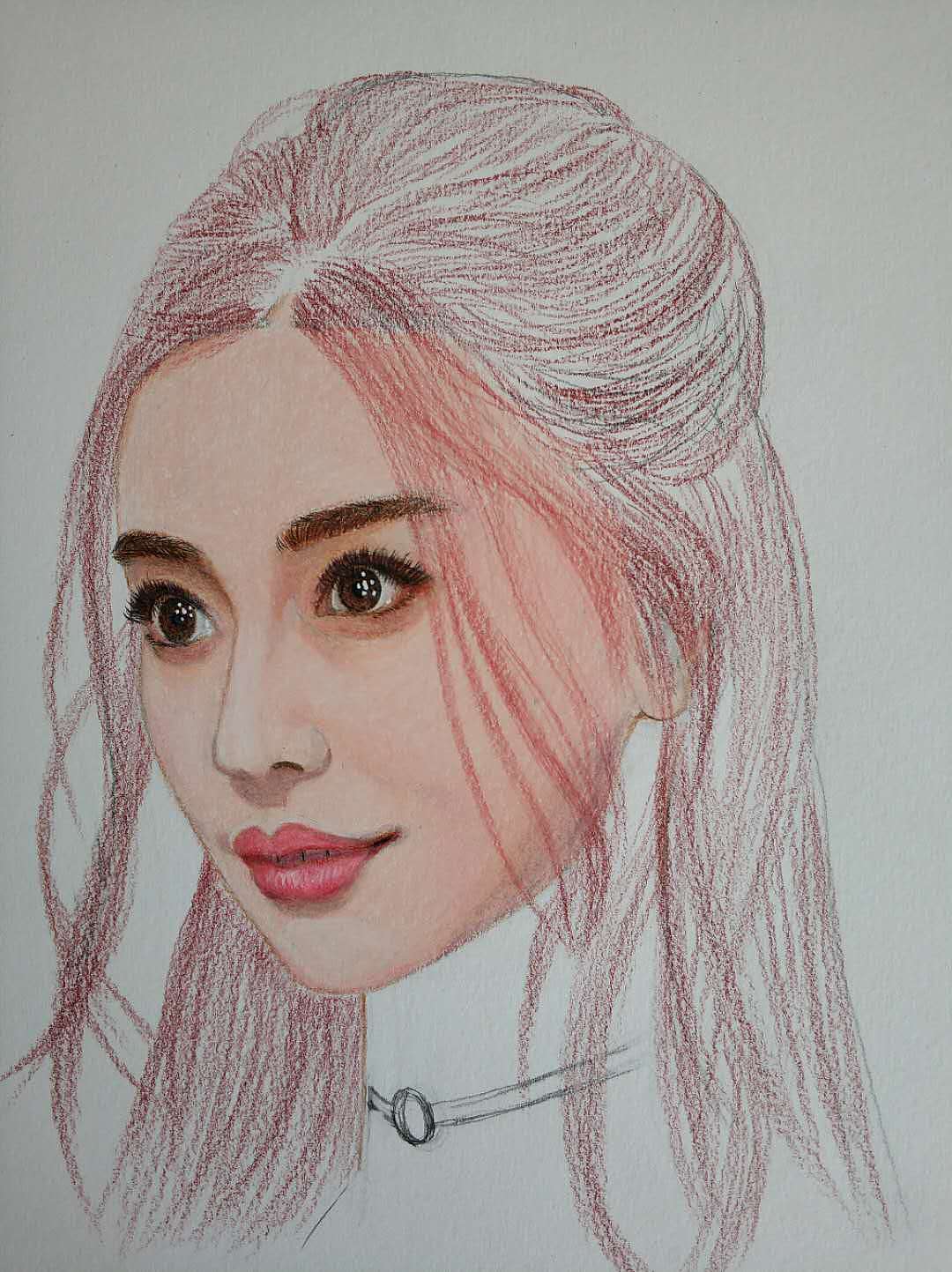 彩铅人像菜鸟教程|纯艺术|绘画|柯真饿 - 原创作品 - 站酷 (zcool)