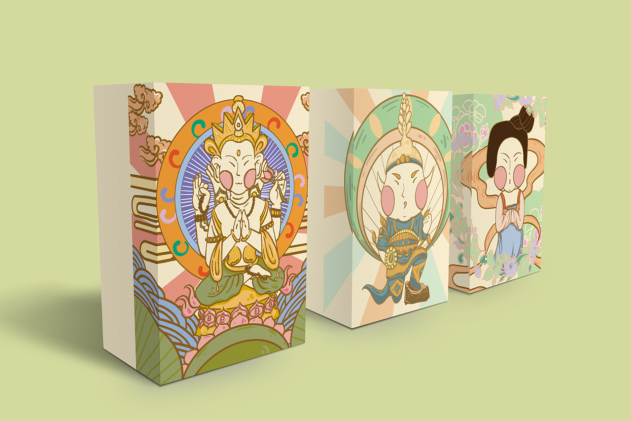 西安博物馆包装设计/插画