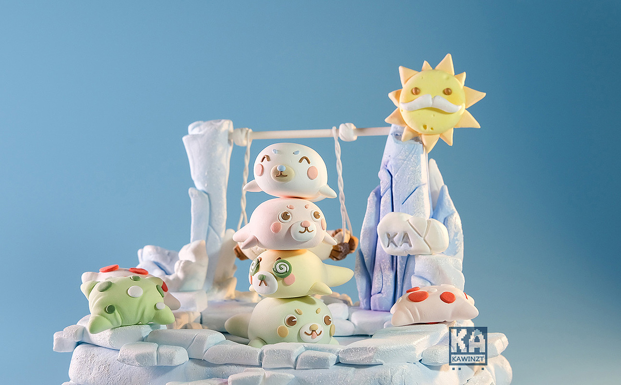 【粘土手作】海豹叠叠乐园