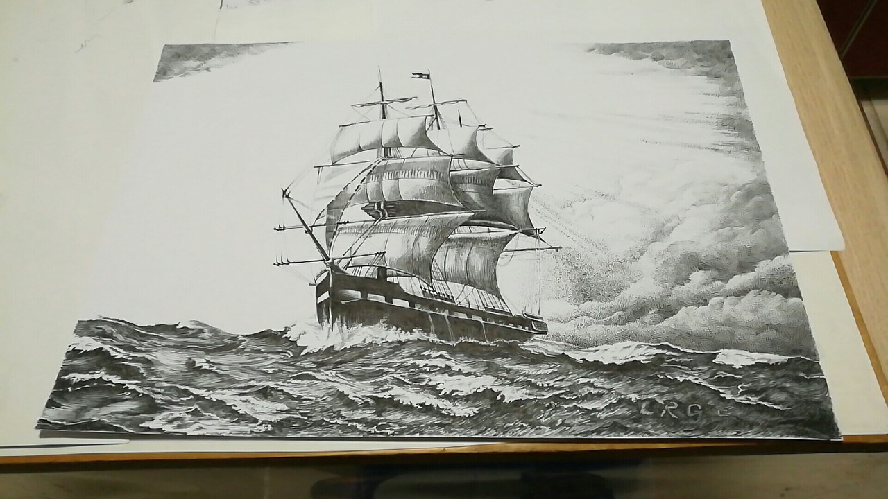 已经很久没到站酷传图了.画艘帆船表示存在.登录 / 注册